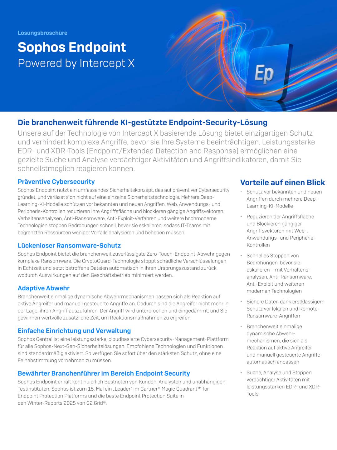 Sophos Endpoint Broschüre