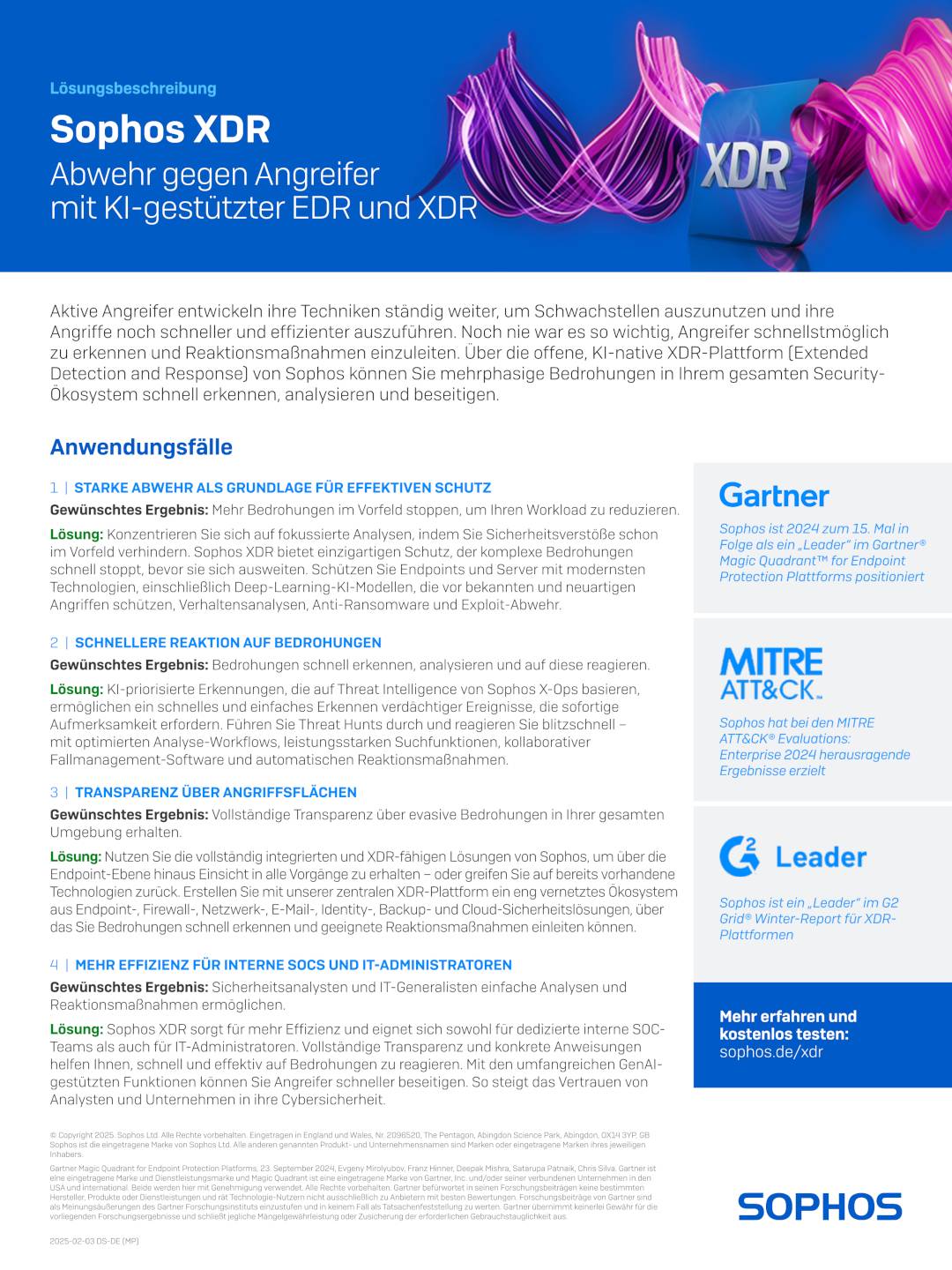 Sophos Endpoint Lösungsbeschreibung