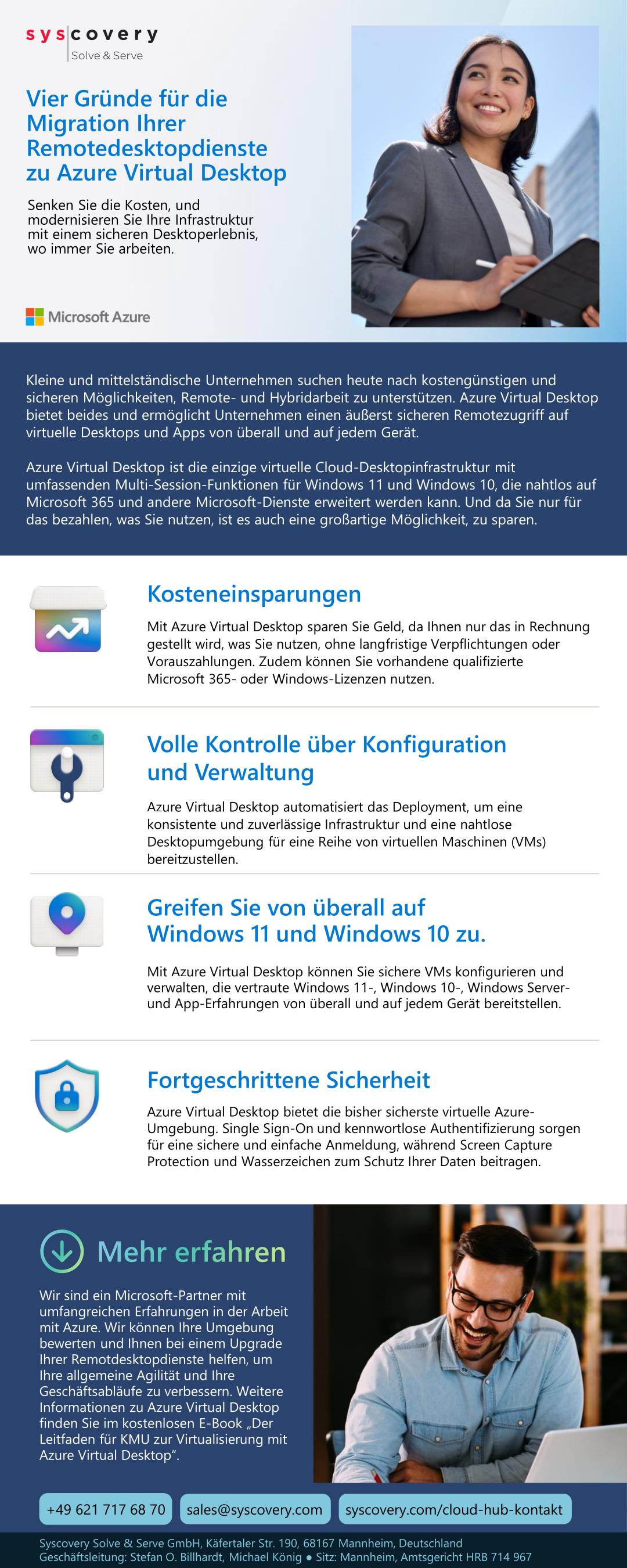 Vier Gründe für die Migration Ihrer Remotedesktopdienste zu Azure Virtual Desktop