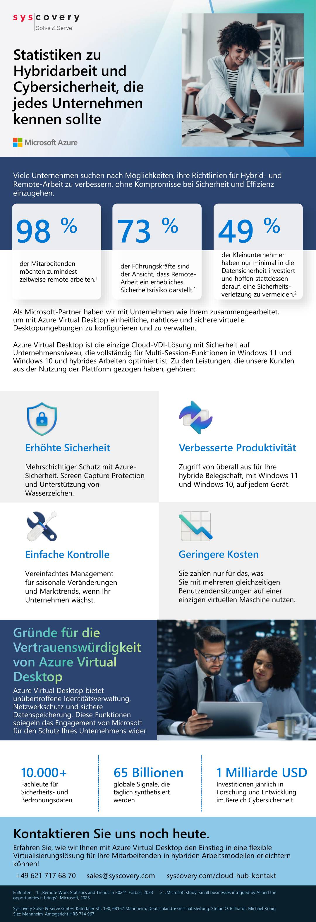 Statistiken zu Hybridarbeit und Cybersicherheit, die jedes Unternehmen kennen sollte