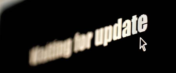 Bildschirmphoto: Waiting for update