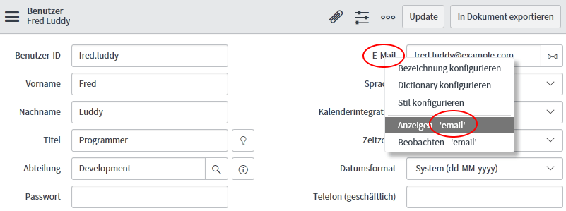Den internen Feldnamen in ServiceNow herausfinden
