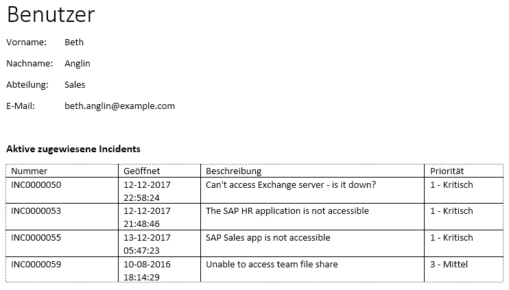 xxx Den internen Feldnamen in ServiceNow herausfinden
