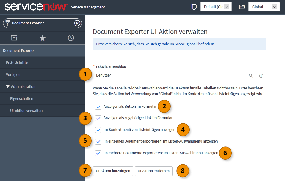 xxx Den internen Feldnamen in ServiceNow herausfinden
