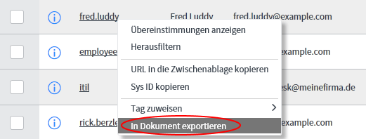 xxx Den internen Feldnamen in ServiceNow herausfinden