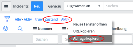xxx Den internen Feldnamen in ServiceNow herausfinden