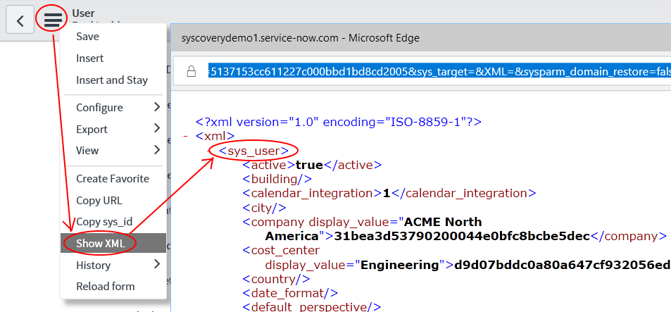 xxx Den internen Feldnamen in ServiceNow herausfinden